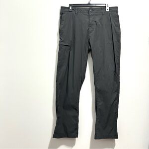 UB Tech Men's Dark Gray Cargo Pants Classic Fit Modern Stretch Size 36Wx30L